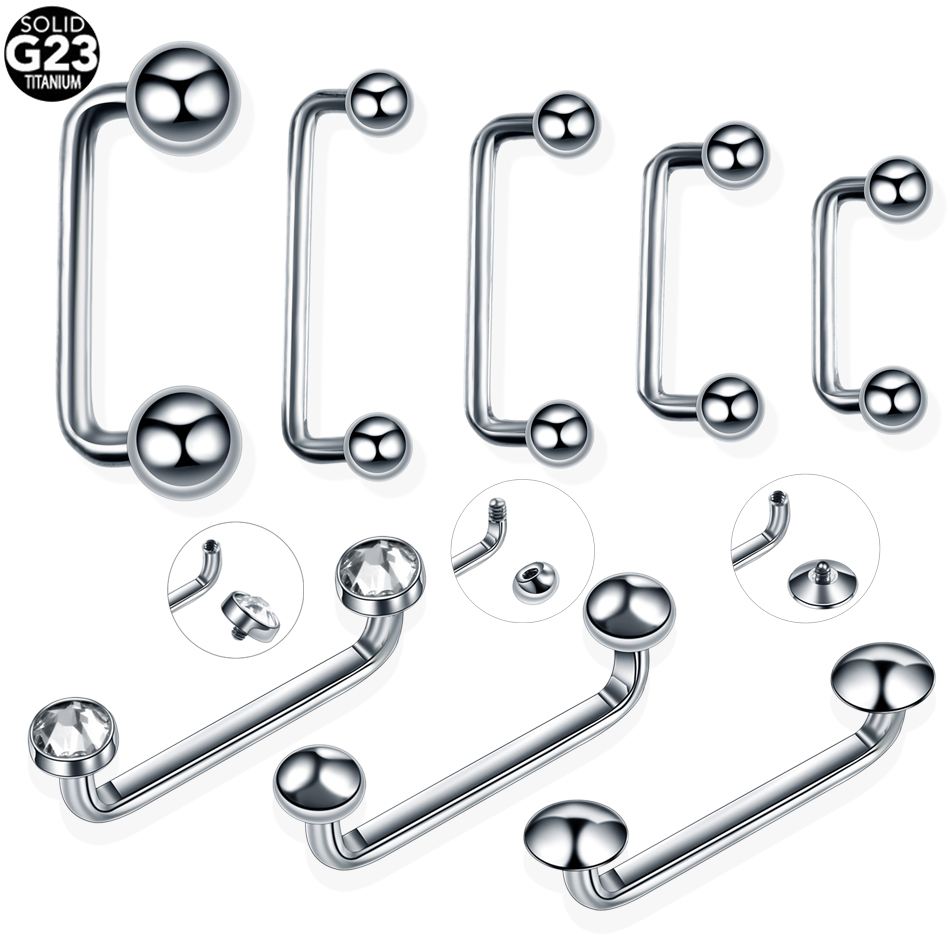 Body Jewelry Dermal - 10 sztuk/partia G23 tytanu Surfacel brzana