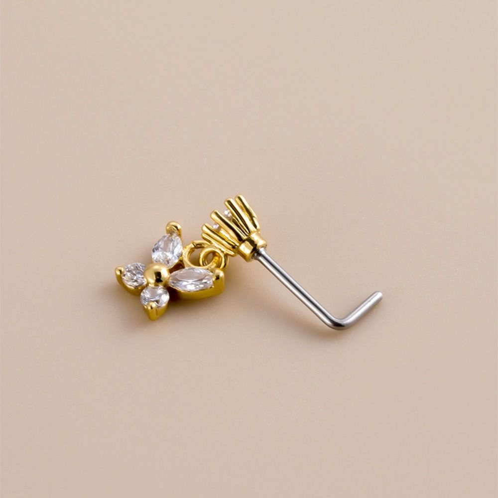 Body Jewelry Nose Studs - Kolczyki do nosa ze stali nierdzewnej