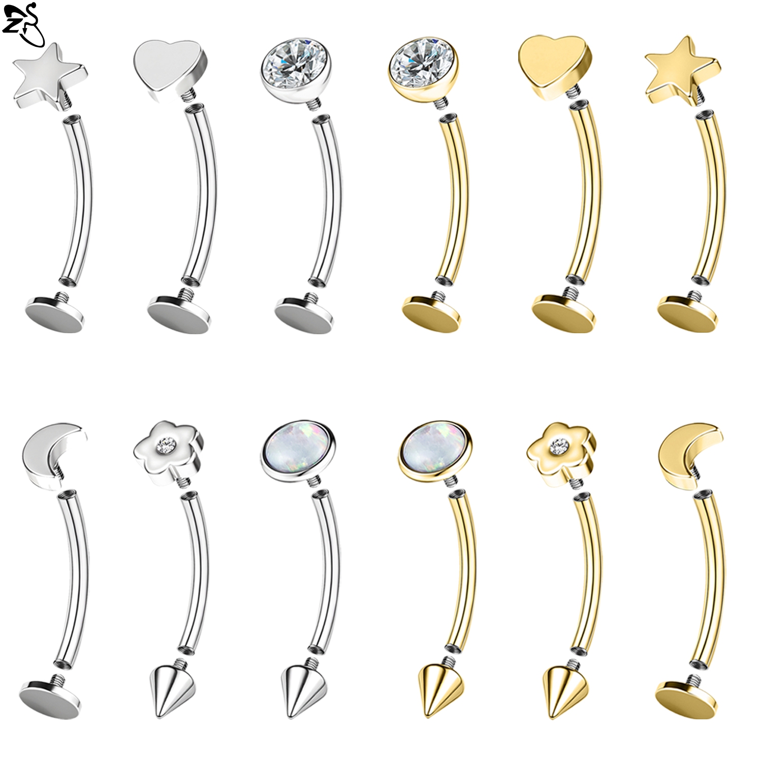 Zs Body Jewelry - ZS 1 SZT. 16G Stal Nierdzewna
