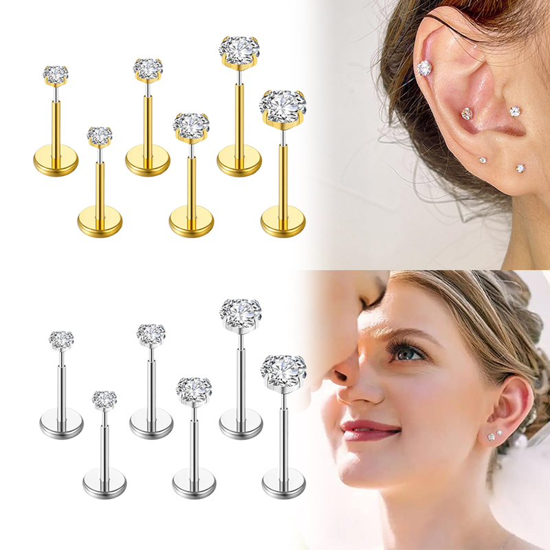 Body Jewelry Earrings - Kolczyki do nosa, przegrody nosowej, tragusa,
