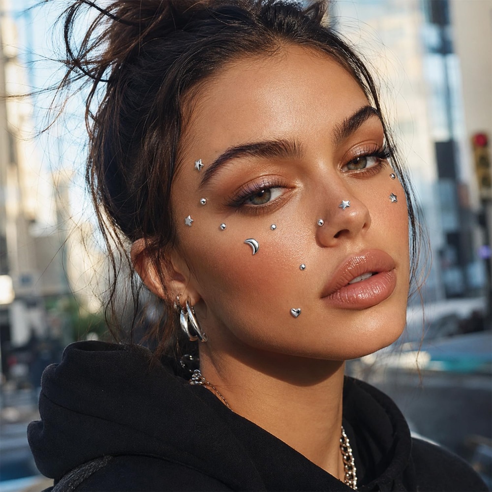 Fałszywe piercingi kule Stick  – Body Jewelry Nose Studs recenzja i cena