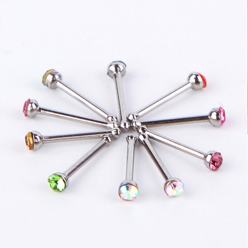 60 sztuk nowych kolczyków do n – Body Jewelry Nose Studs recenzja i cena