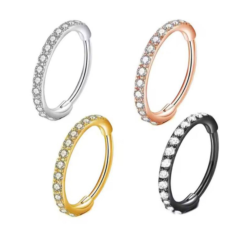 Kolczyk do nosa 16G z przezroc – Body Jewelry Earrings recenzja i cena