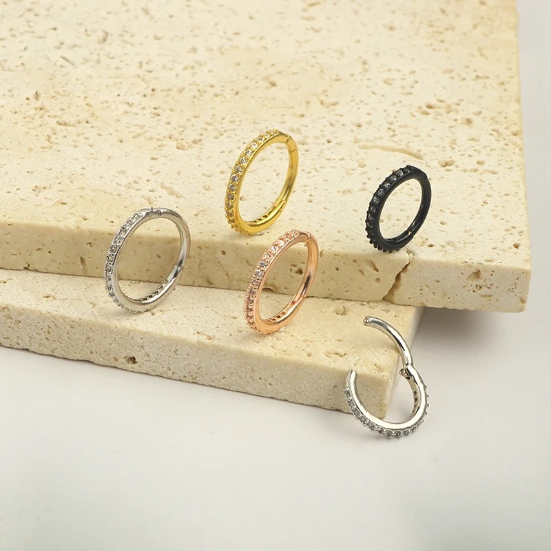 Kolczyk do nosa 16G z przezroc – Body Jewelry Earrings recenzja i cena