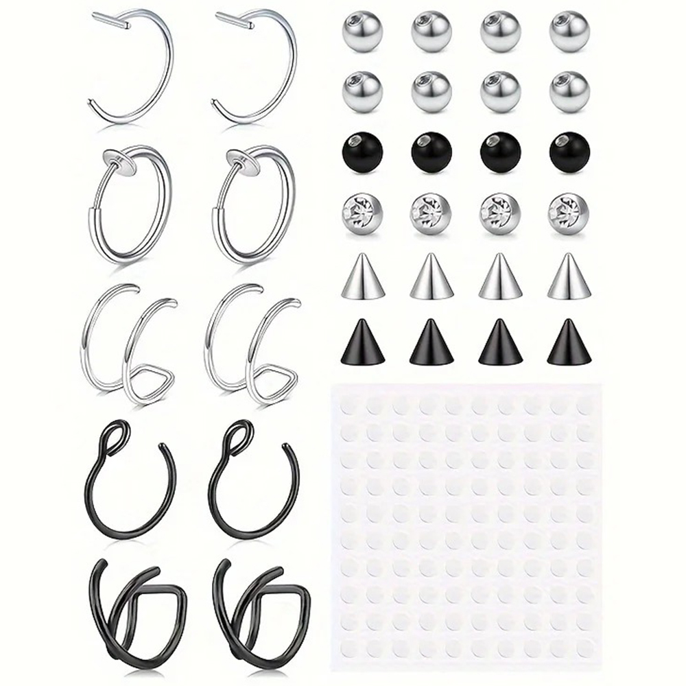 Sztuczne piercingi, sztuczny k – Body Jewelry Nose Studs recenzja i cena