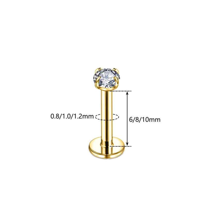1Pc kulka ze stali chirurgiczn – Body Jewelry Threadless recenzja i cena