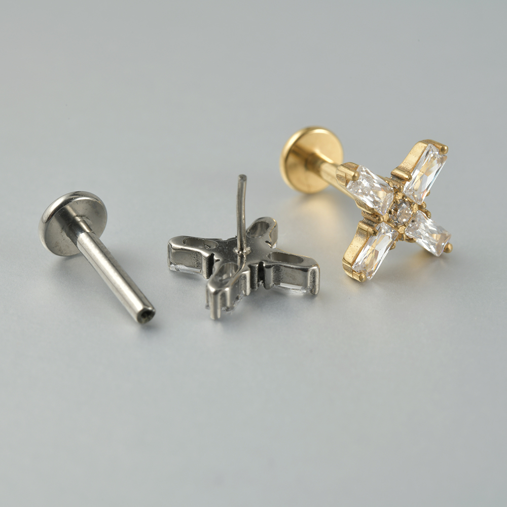 1PC G23 tytanowy bezgwintowy P – Body Jewelry Threadless recenzja i cena