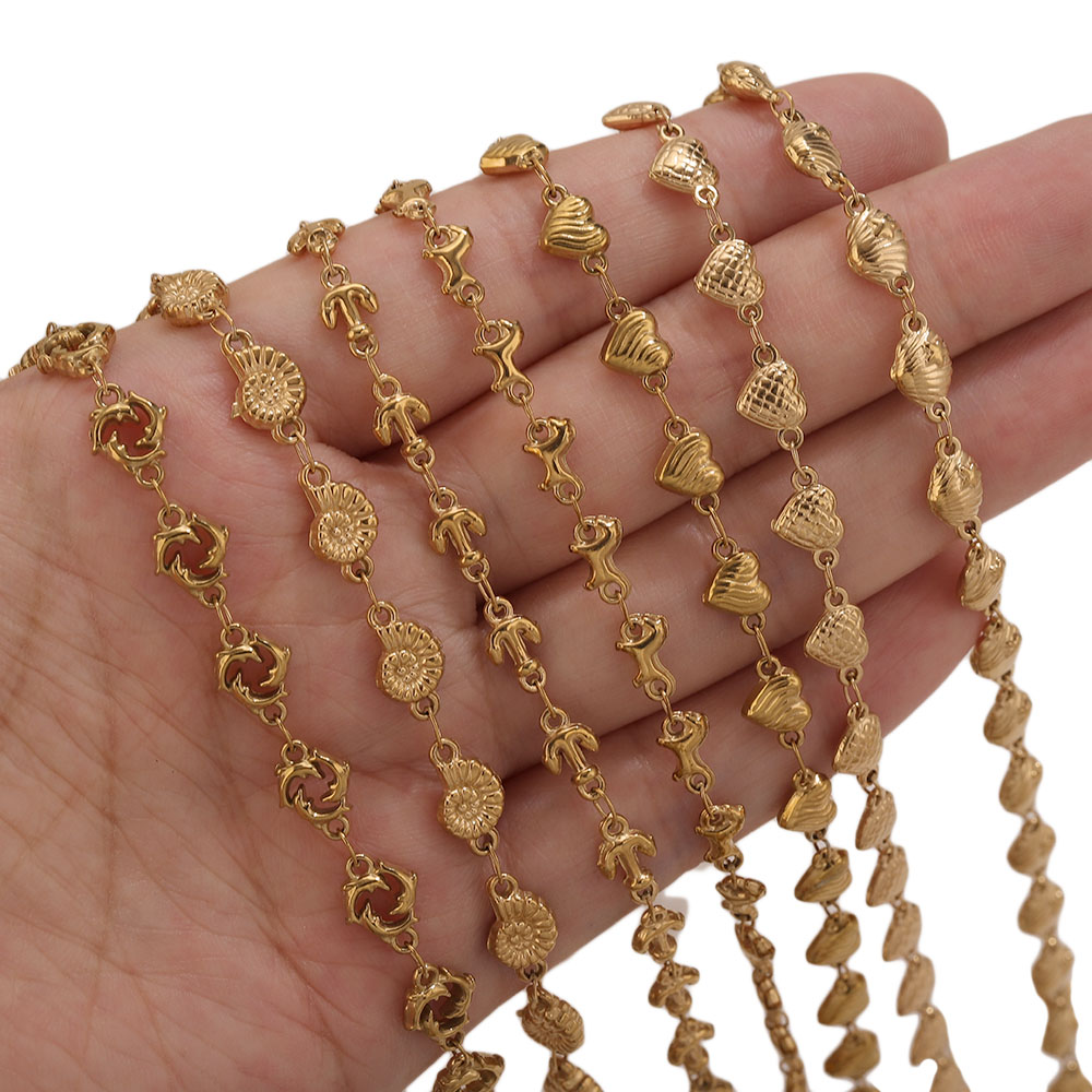 1M Złote Łańcuszki ze Stali Ni – Body Jewelry Gold recenzja i cena
