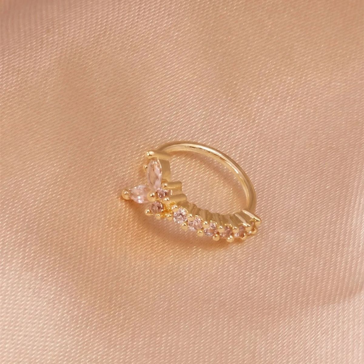 1 szt. Klips do nosa w kształc – Body Jewelry Nose Studs recenzja i cena