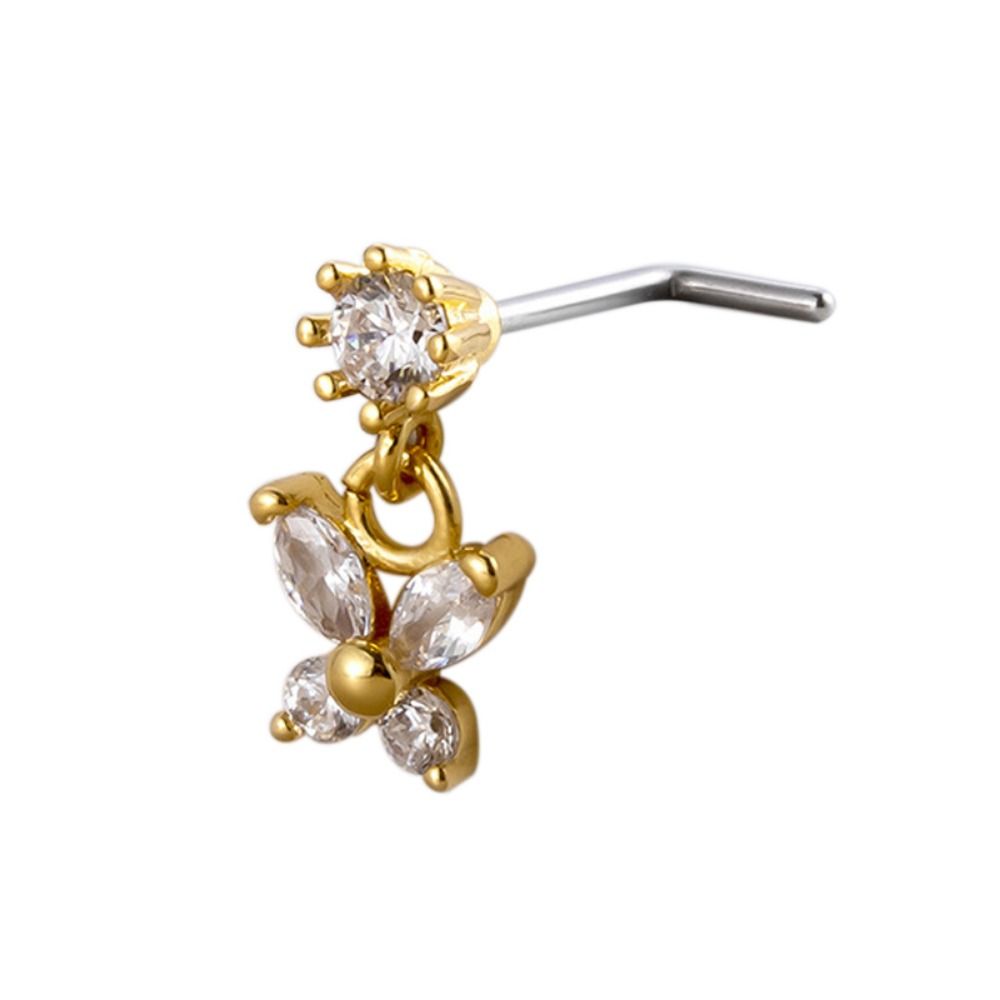 Kolczyki do nosa ze stali nier – Body Jewelry Nose Studs recenzja i cena