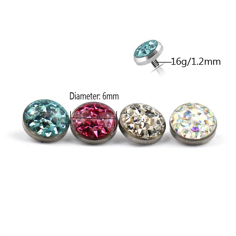1PC Dermal Anchor Top Piercing – Body Jewelry Dermal recenzja i cena