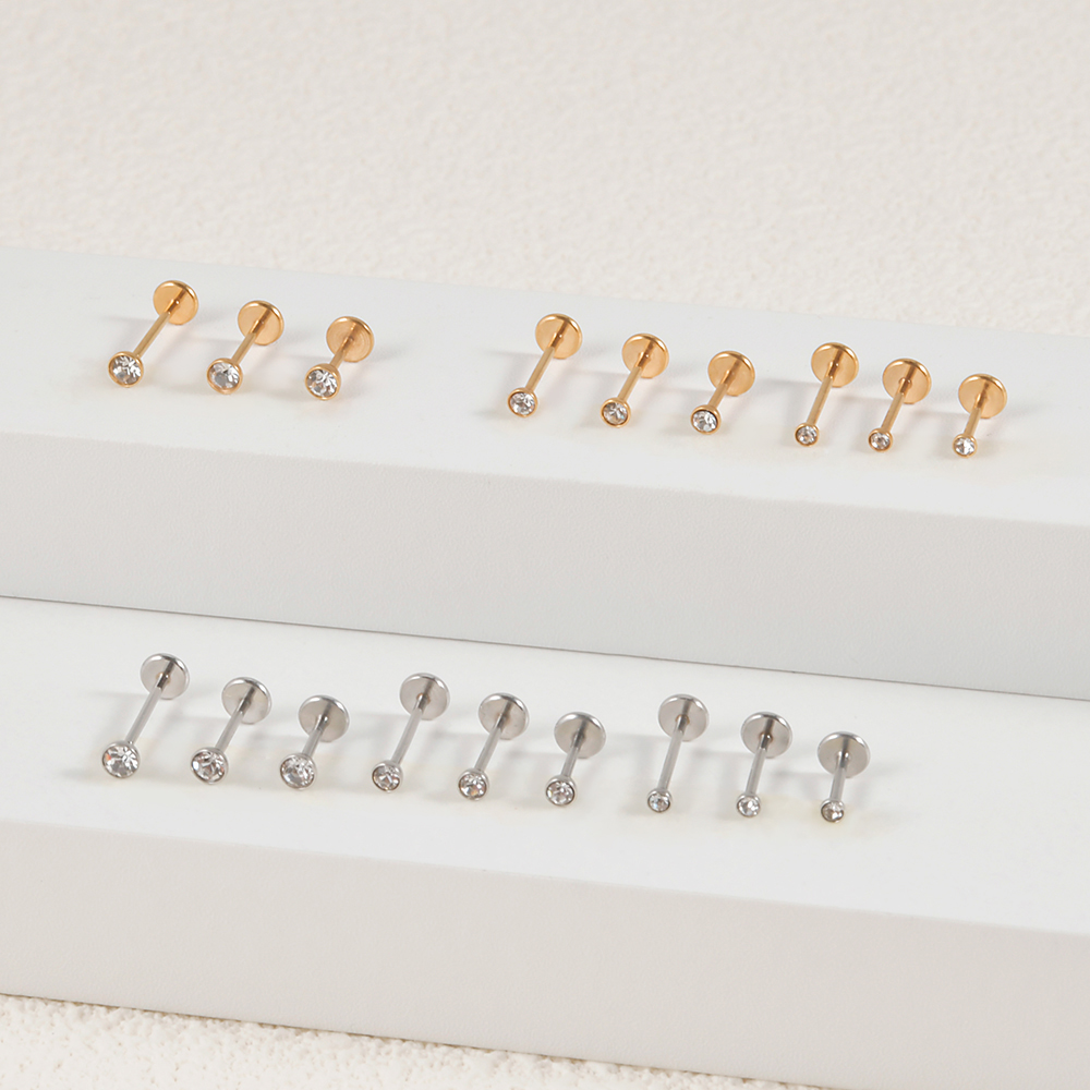 1 szt. Stal chirurgiczna nitko – Body Jewelry Threadless recenzja i cena