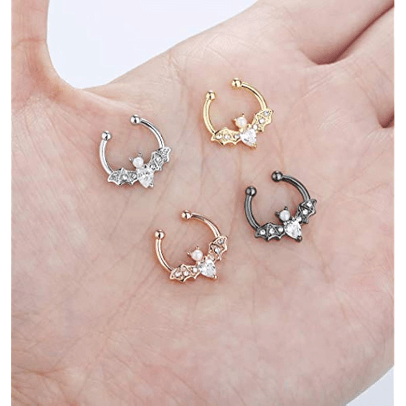 EVISPOL Cute Halloween Bat Fau – Body Jewelry Nose Studs recenzja i cena