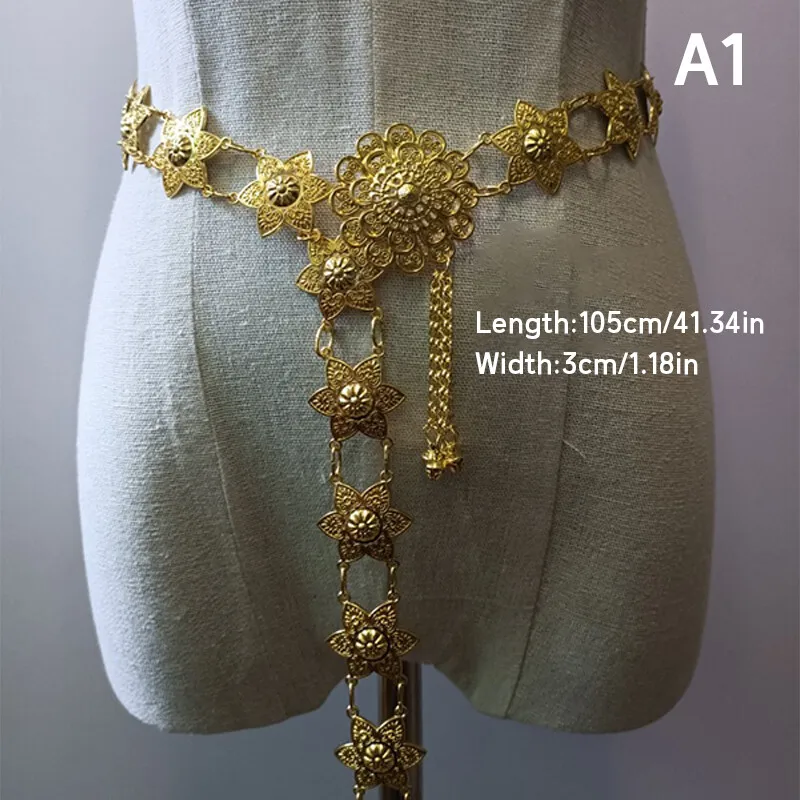 1PC Metalowy tajski łańcuszek  – Body Jewelry Gold recenzja i cena