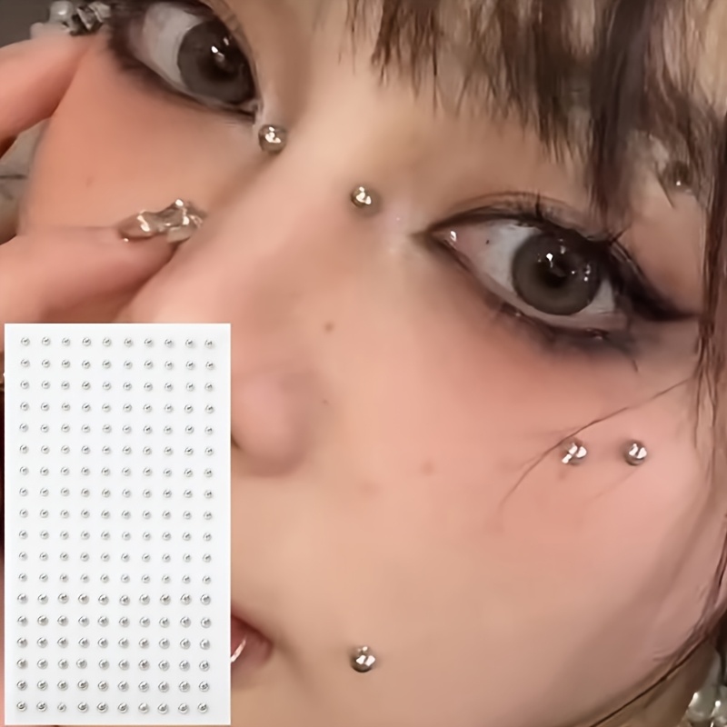 Zestaw 4 szt. samoprzylepnych  – Body Jewelry Nose Studs recenzja i cena